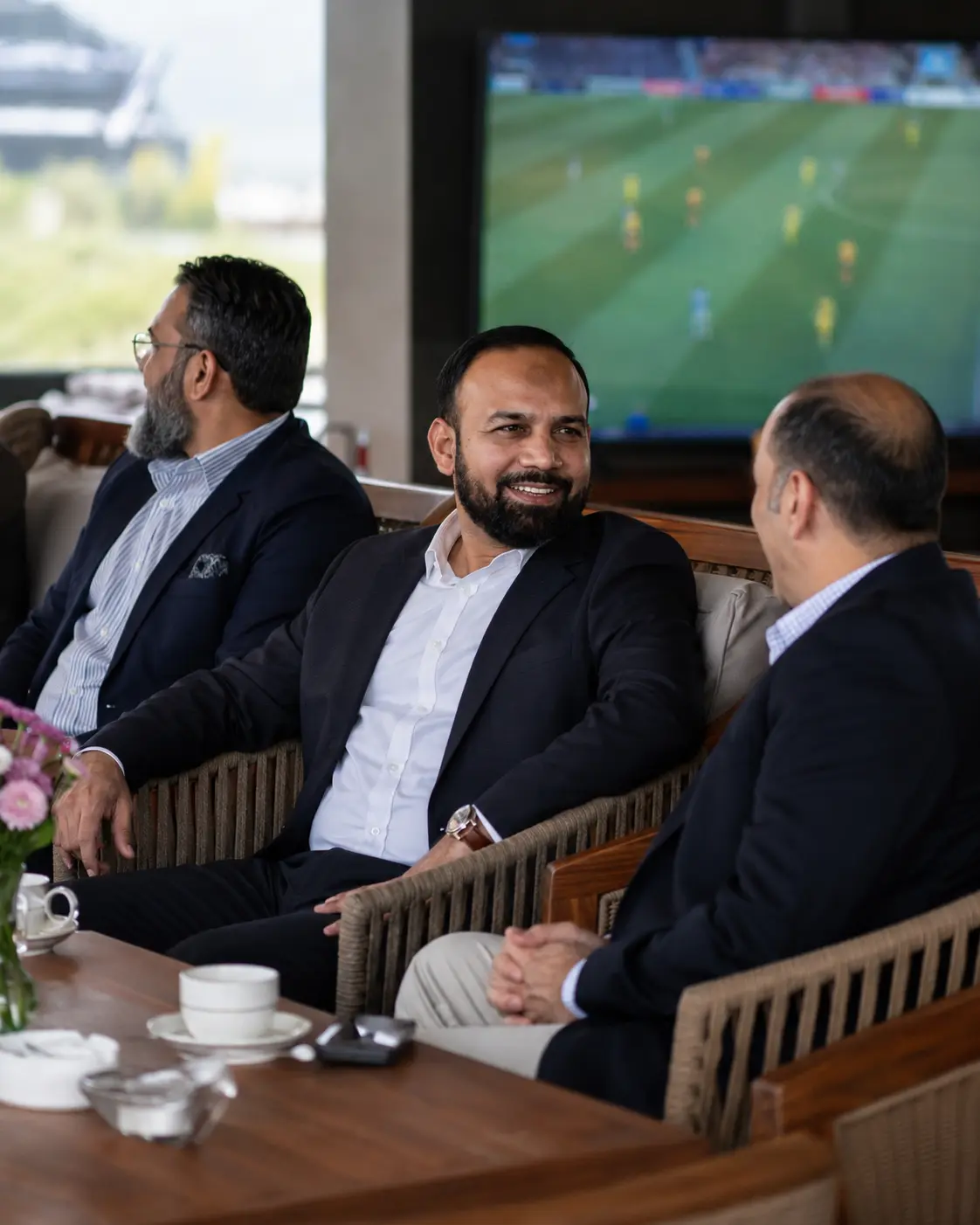 Jamil Ahmad Mayo in conversation with professional peers